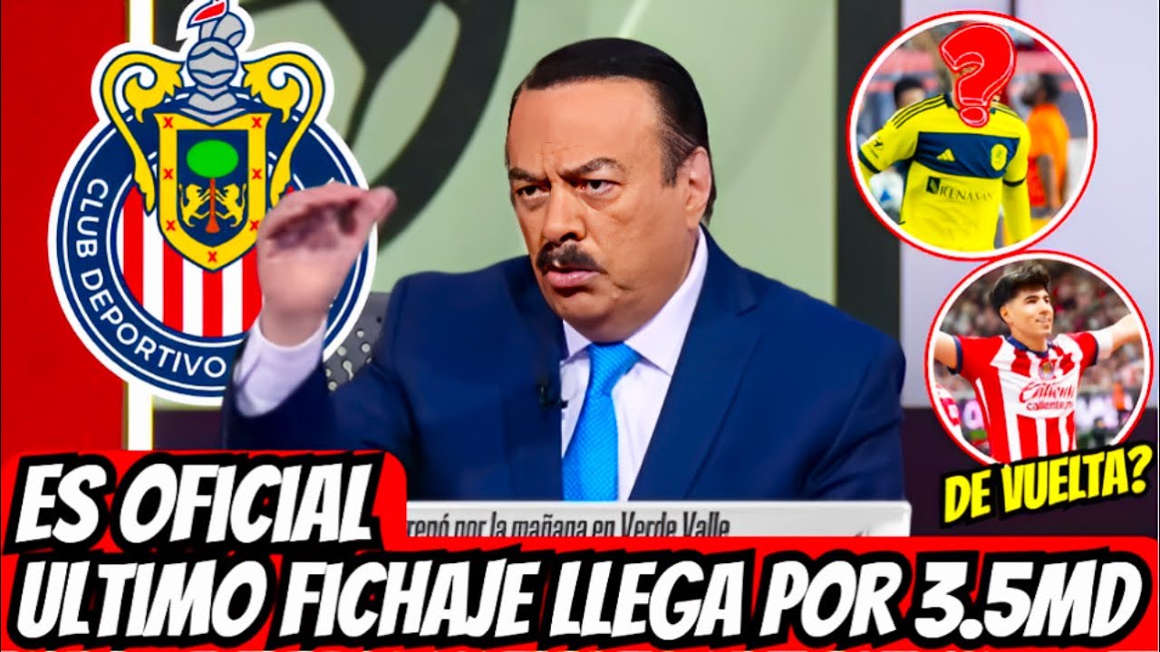 💥😲CHIVAS CONFIRMA FICHAJE BOMBA ANTES DEL CLÁSICO! SU ENTRENADOR YA LO CONFIRMÓ! NOTICIAS CHIVAS HOY