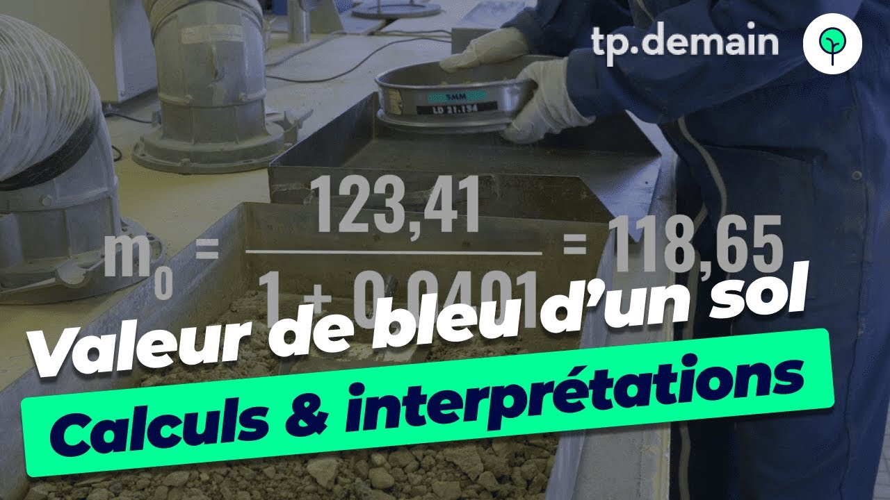 Valeur de Bleu d'un Sol - Calcul et interprétation des résultats