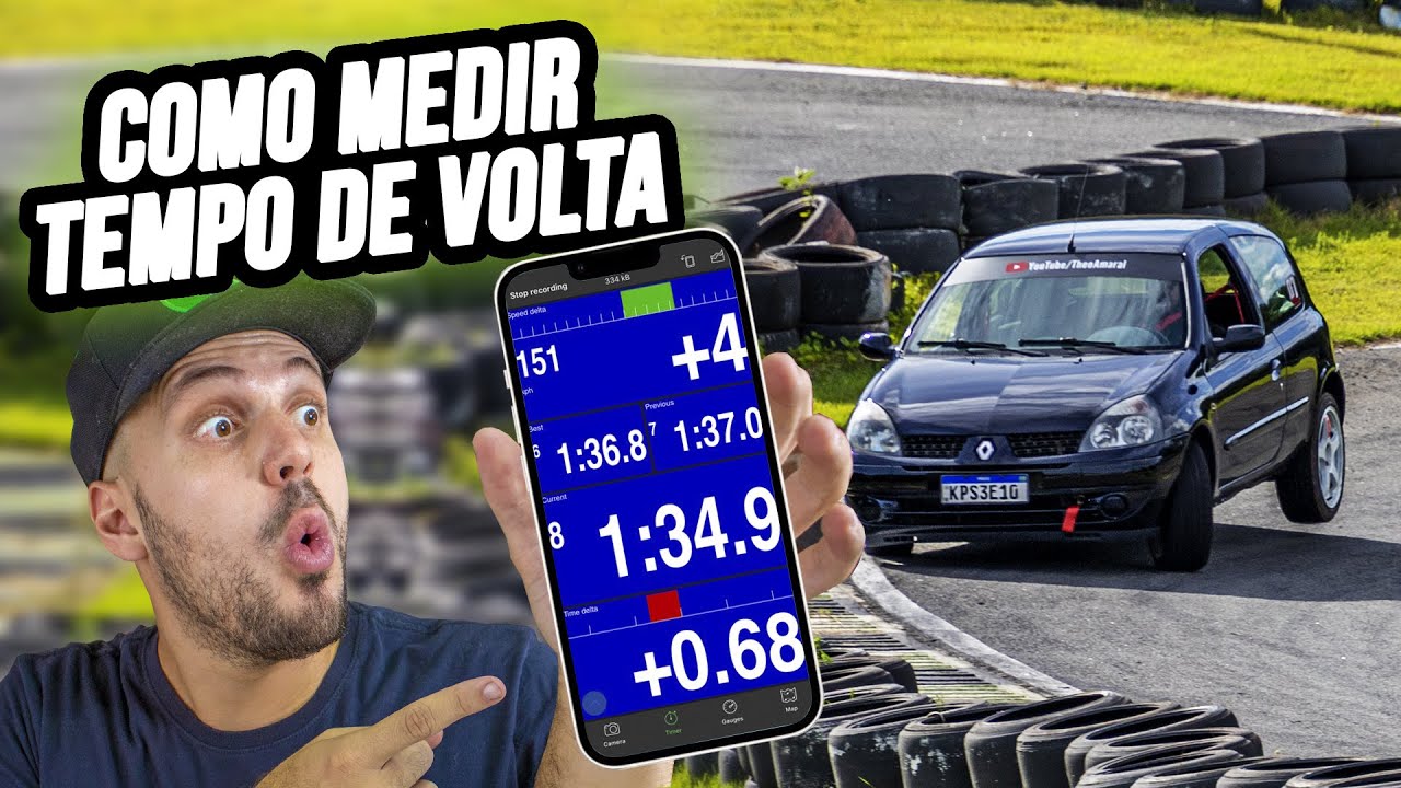 MELHORES APPS de MARCAR TEMPO de VOLTA (TELEMETRIA) para HOTLAP TRACKDAY