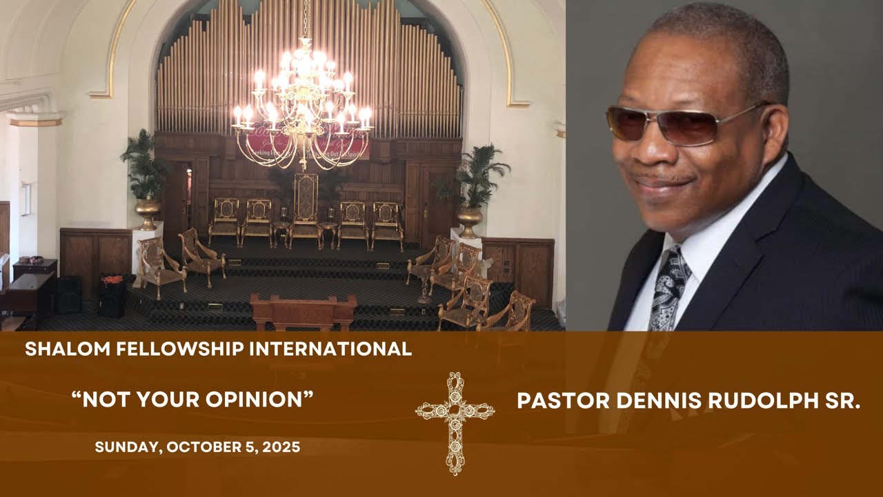 Pastor Dennis Rudolph Sr: Not Your Opinion