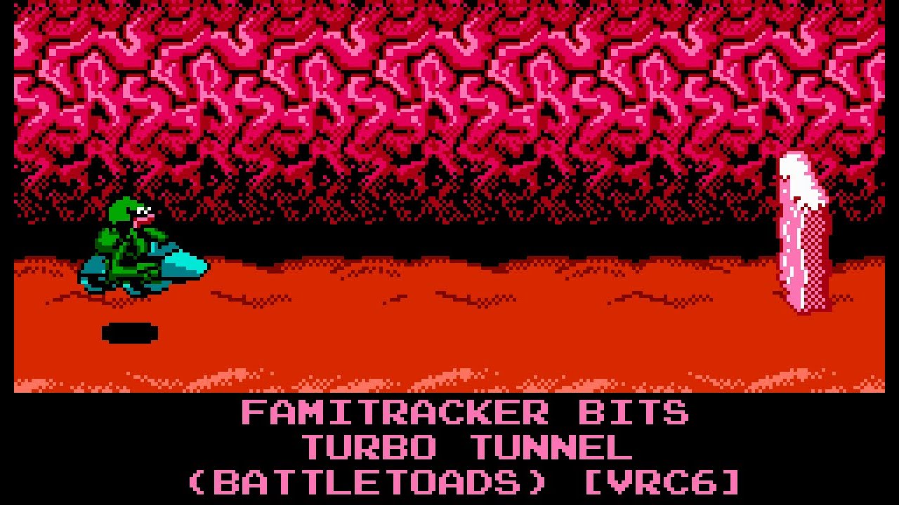 Famitracker Bits - Turbo Tunnel (Battletoads) [VRC6]