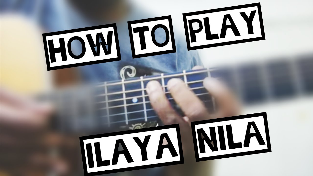 Ilaya Nila Guitar lead - TUTORIAL | Guitar lesson | Ilaiyaraaja | Ashwin Asokan
