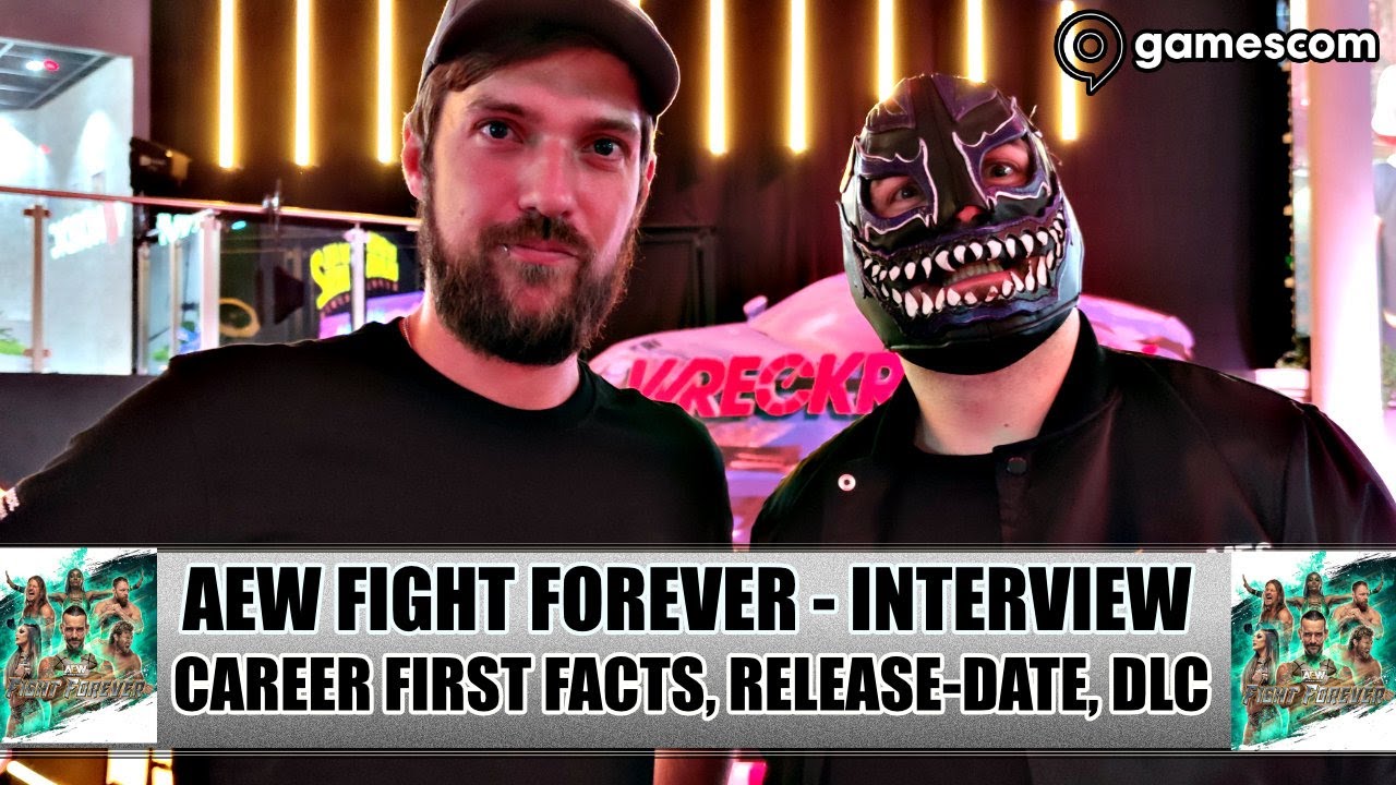 AEW Fight Forever: Career-Mode, working with Yuke's, release-date, DLC-plans! (Gamescom 2022)