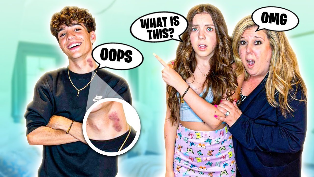HICKEY PRANK ON GIRLFRIEND To See How She Reacts **freaks out**🔥💋 I Nick Bencivengo