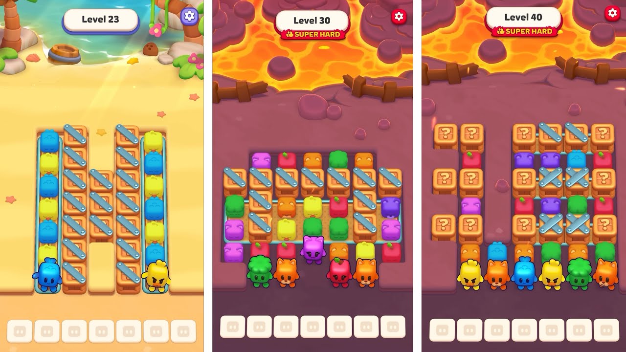Block Pals Levels 21-40 Voodoo Gameplay 