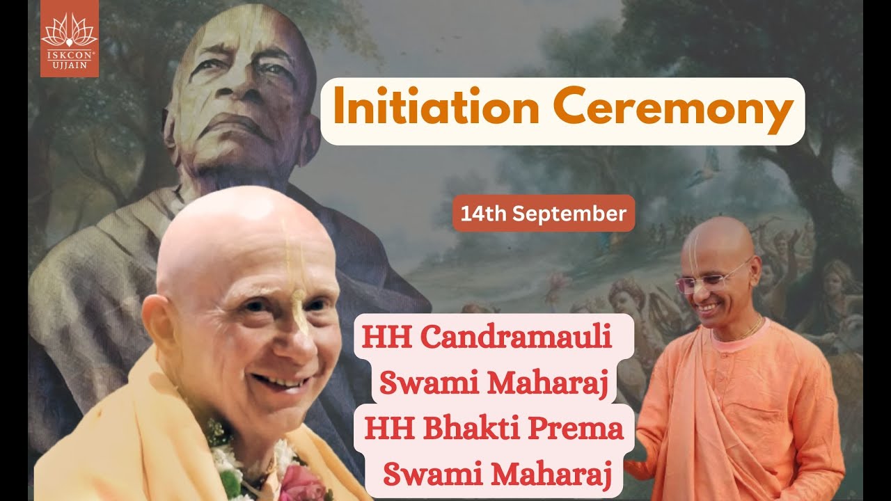 Initiation Ceremony by HH Candramauli Swami Maharaj & HH Bhakti Prema Swami Maharaj