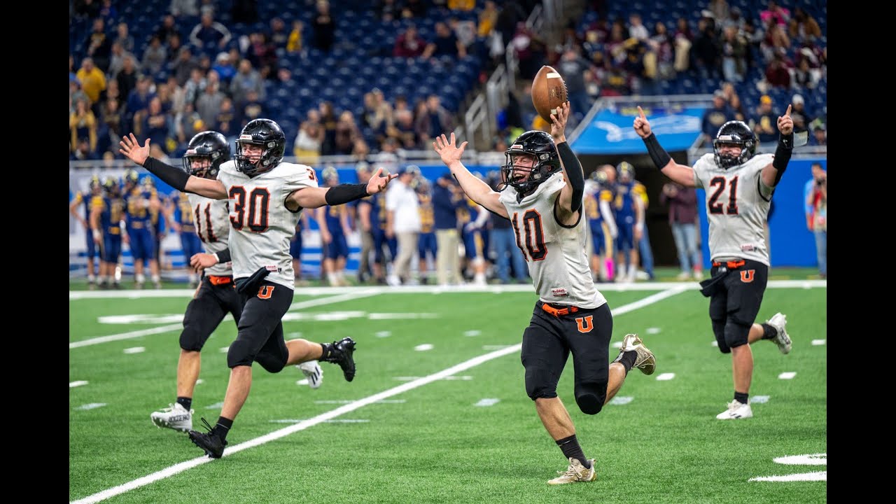 2023 MHSAA D8 Football Finals: Ubly 21 Ottawa Lake Whiteford 6 (November 25, 2023)