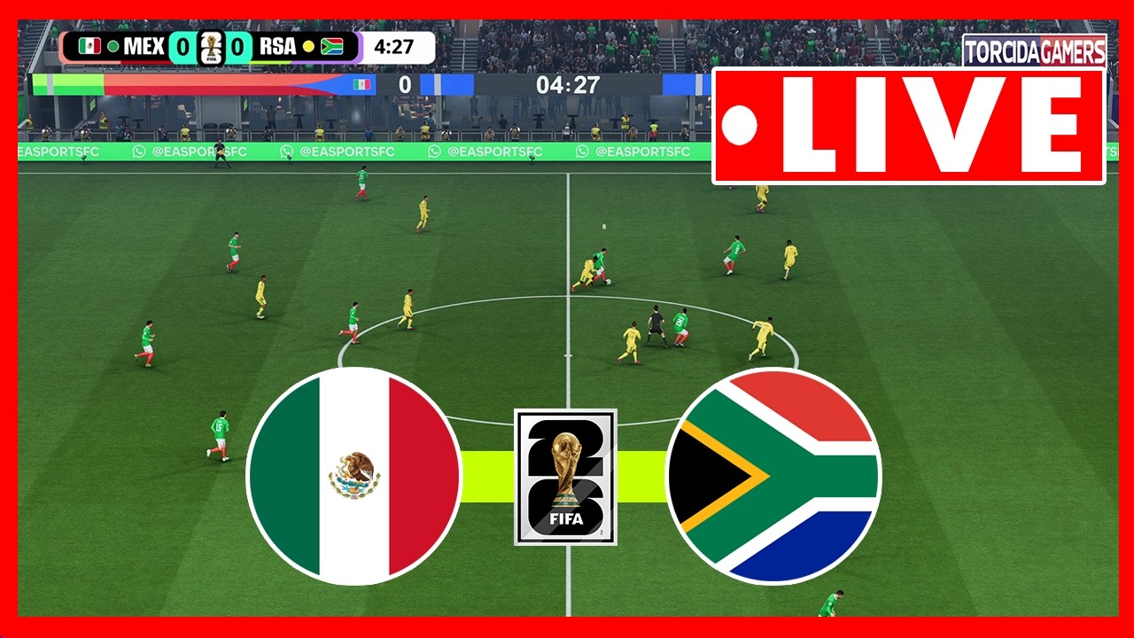🔴 LIVE: Mexico vs South Africa 🔴 FIFA World Cup 2026 ⚽ Match Today Simulation