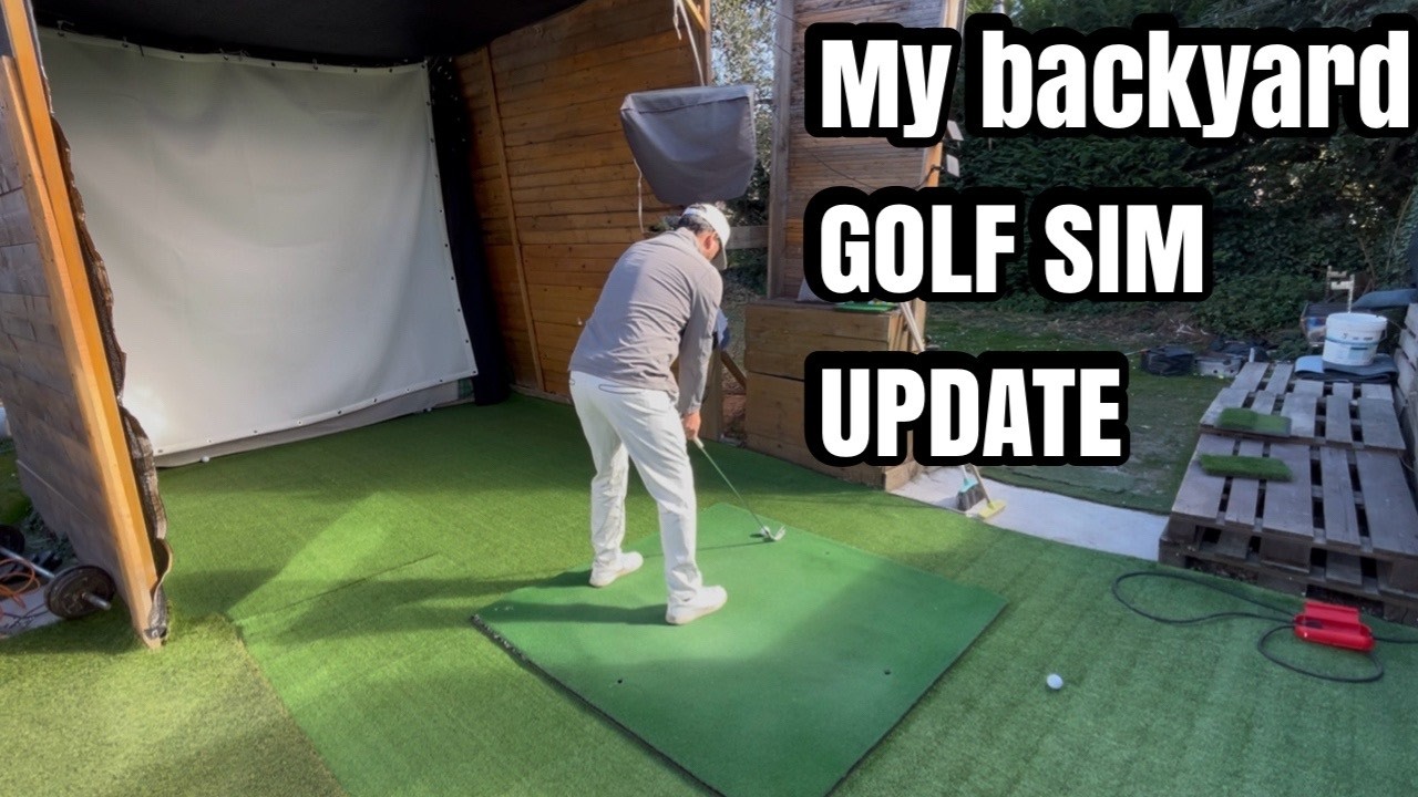 MY BACKYARD GOLF SIM | turf installation