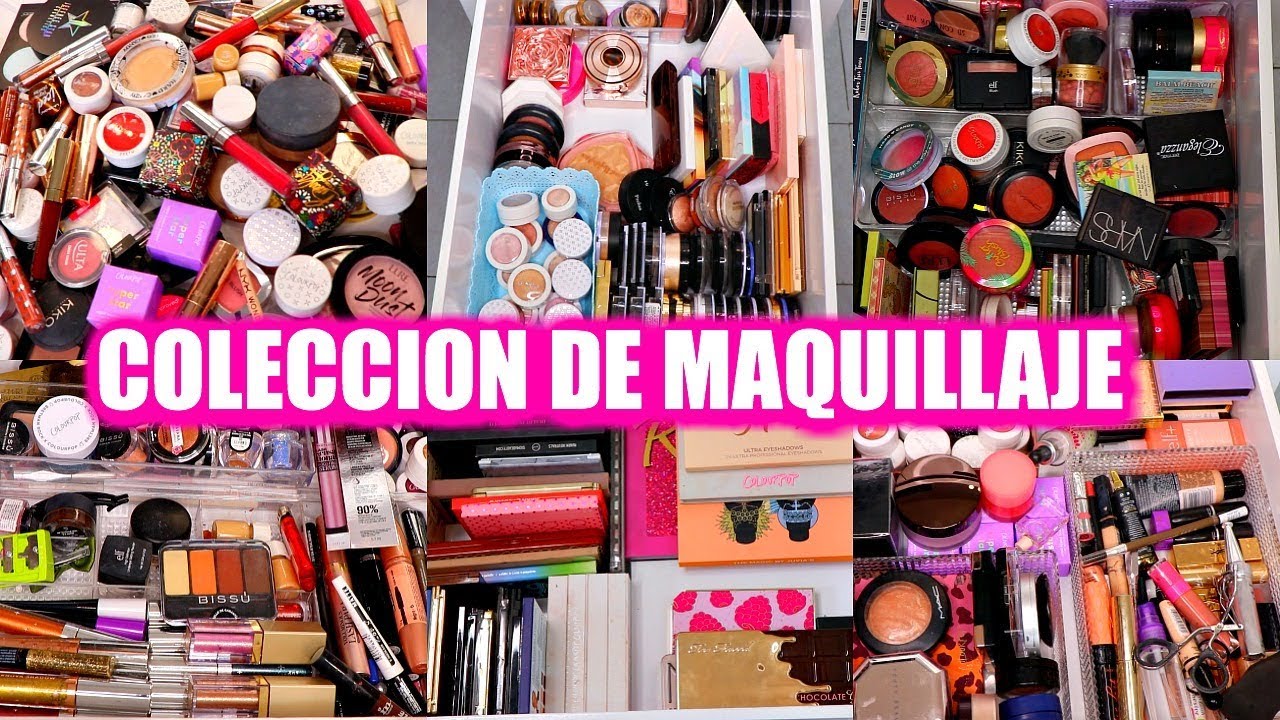 MI COLECCION DE MAQUILLAJE + DEPURACION Y ORGANIZACION | PARTE 1