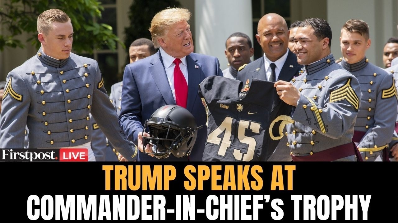 LIVE: US President Trump Speaks on Iran War at Commander-in-Chief's Trophy