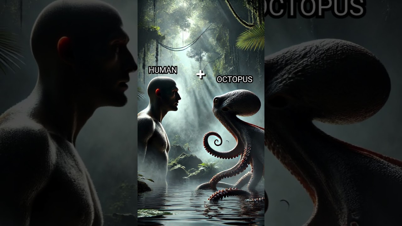 🌀 The Terrifying Human-Octopus Hybrid &ndash; You Won&rsquo;t Believe Your Eyes! 😱 #ai  #horror