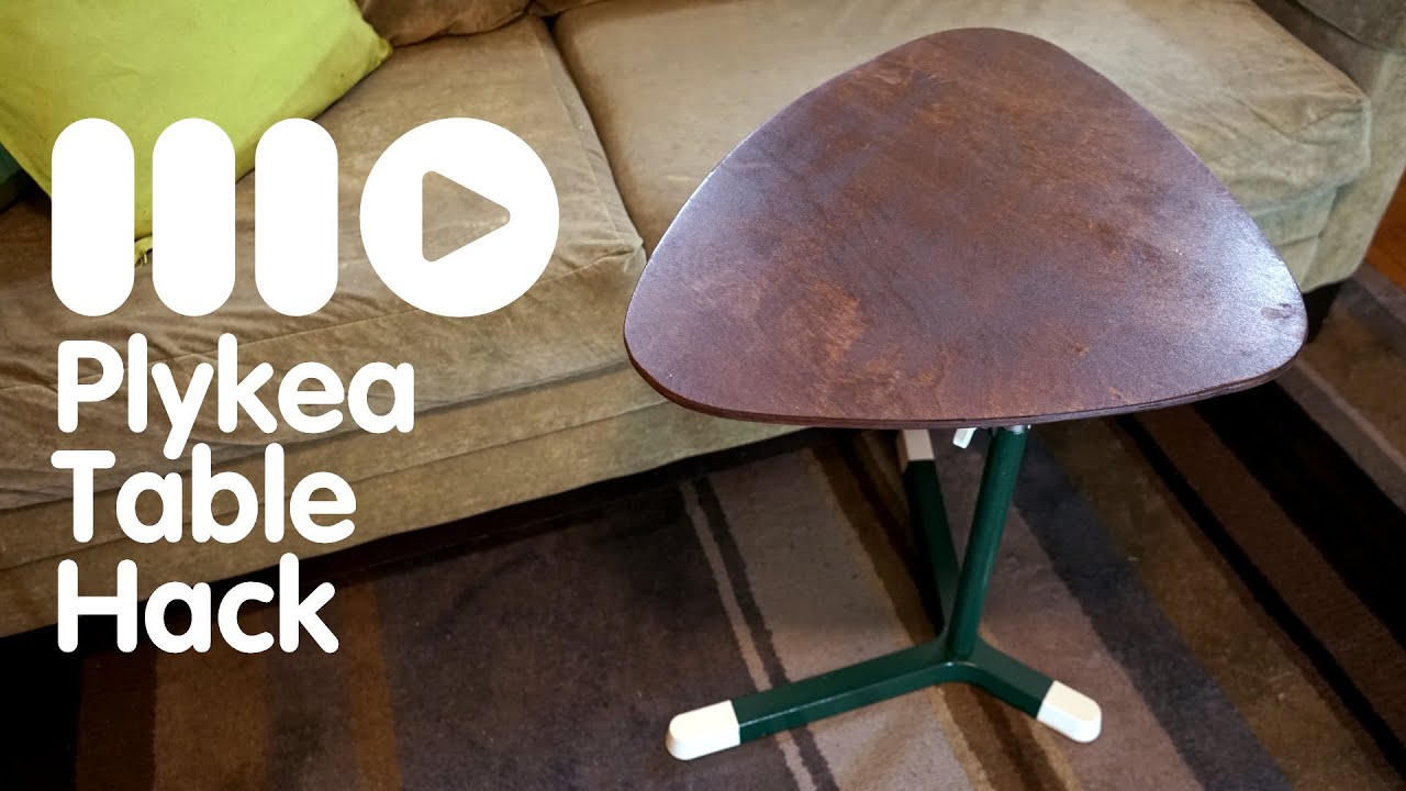 Plykea (Ikea + Plywood) Laptop Table Hack