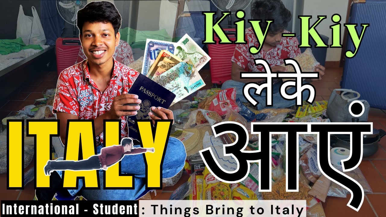 What to Pack for Italy as an INDIAN Student | Italy क्या क्या लेके आये 2024-25 