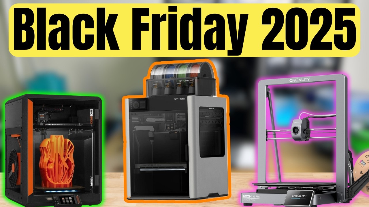 Die besten Blackfriday Angebote für 3D-Drucker und Zubehör / 2025 Editon