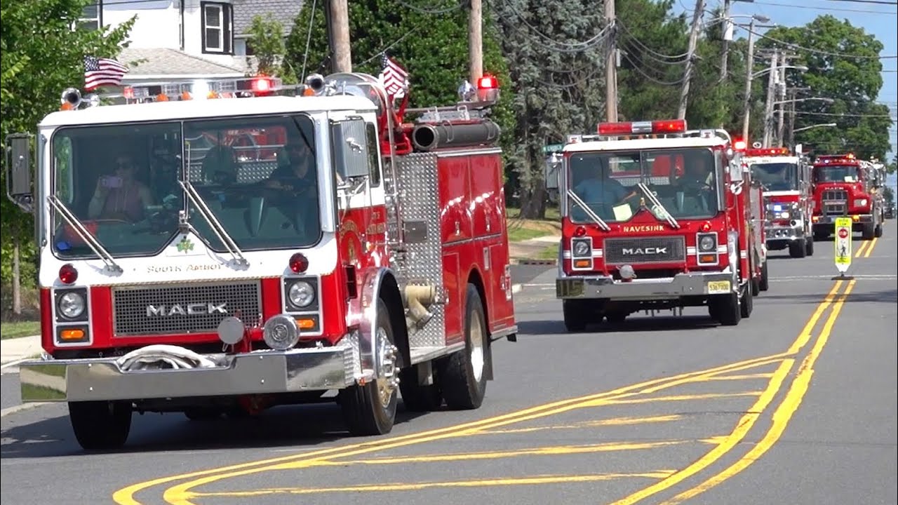Antique Fire Apparatus Lights & Sirens Parade 2023 CLAFAA Tri-Counties Fire Association's Muster