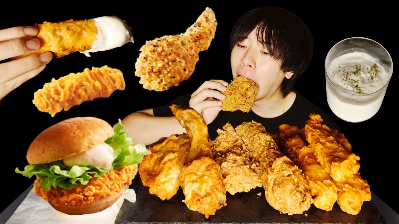 【ASMR】 KFC crispy chicken【咀嚼音/Mukbang/Eating Sounds】#asmr 