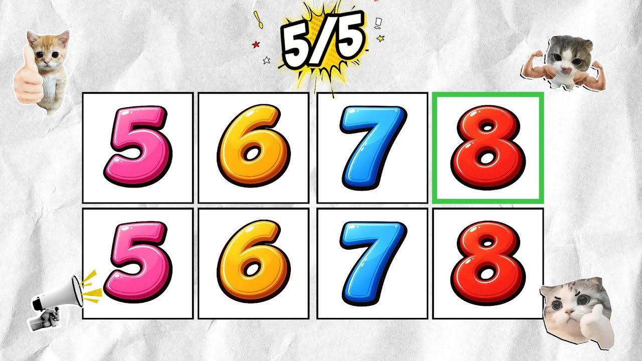 Say The Numbers On Beat 🔊 | Levels 1–3 (Easy, Medium, Hard)