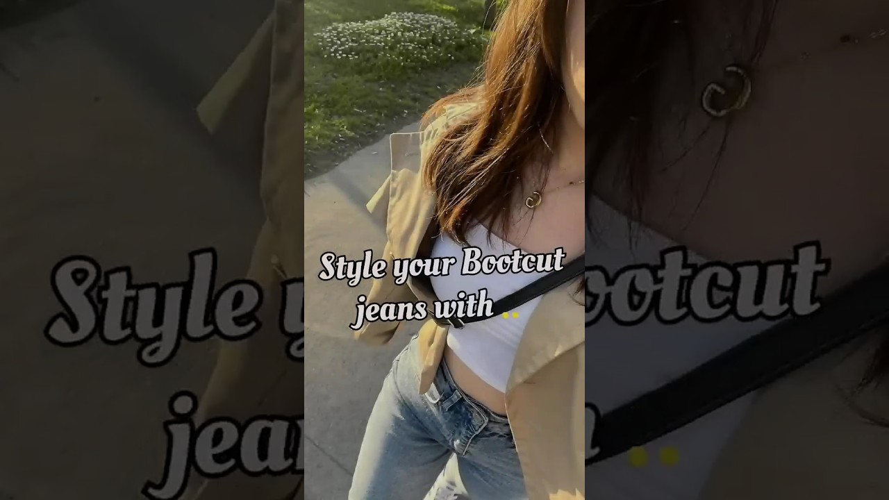 style your Bootcut jeans with these tops🌸🤌🏻#fashion