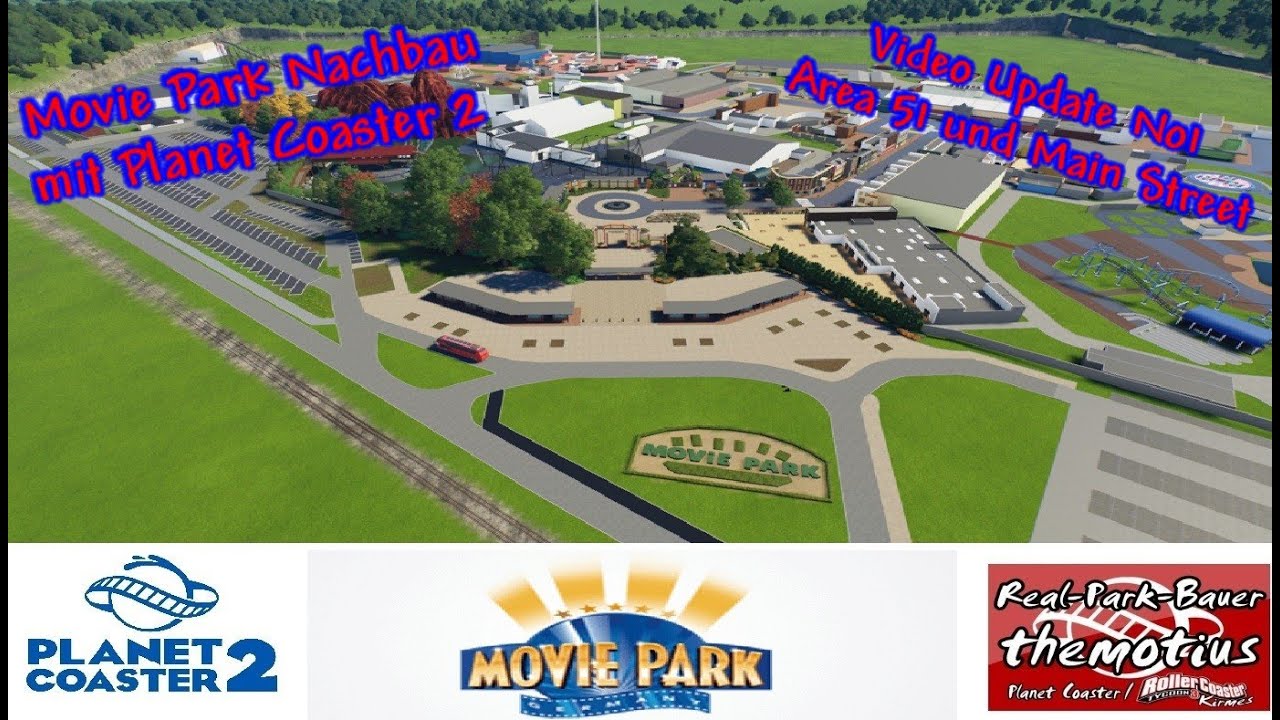 Movie Park Germany - Video Update No1 - Area 51 und Main Street
