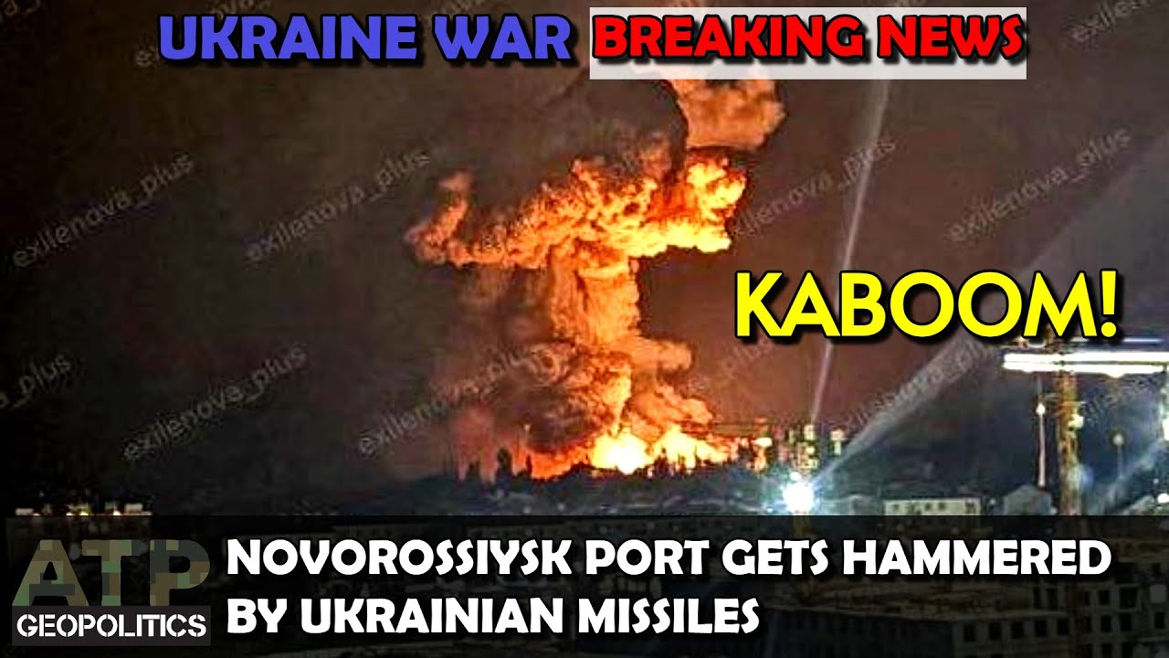 СРОЧНО: Российский порт Новороссийск подвергся обстрелу украинскими ракетами