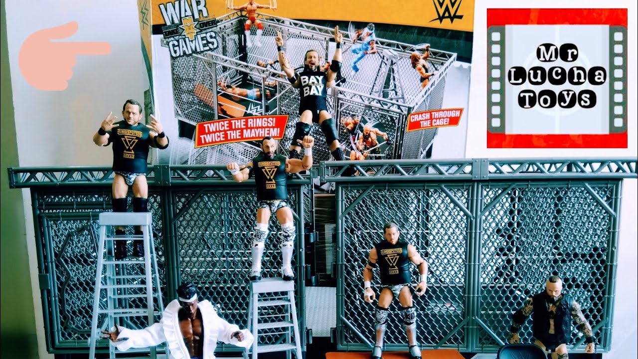 Ringside exclusive NXT Takeover War Games Playset Unboxing