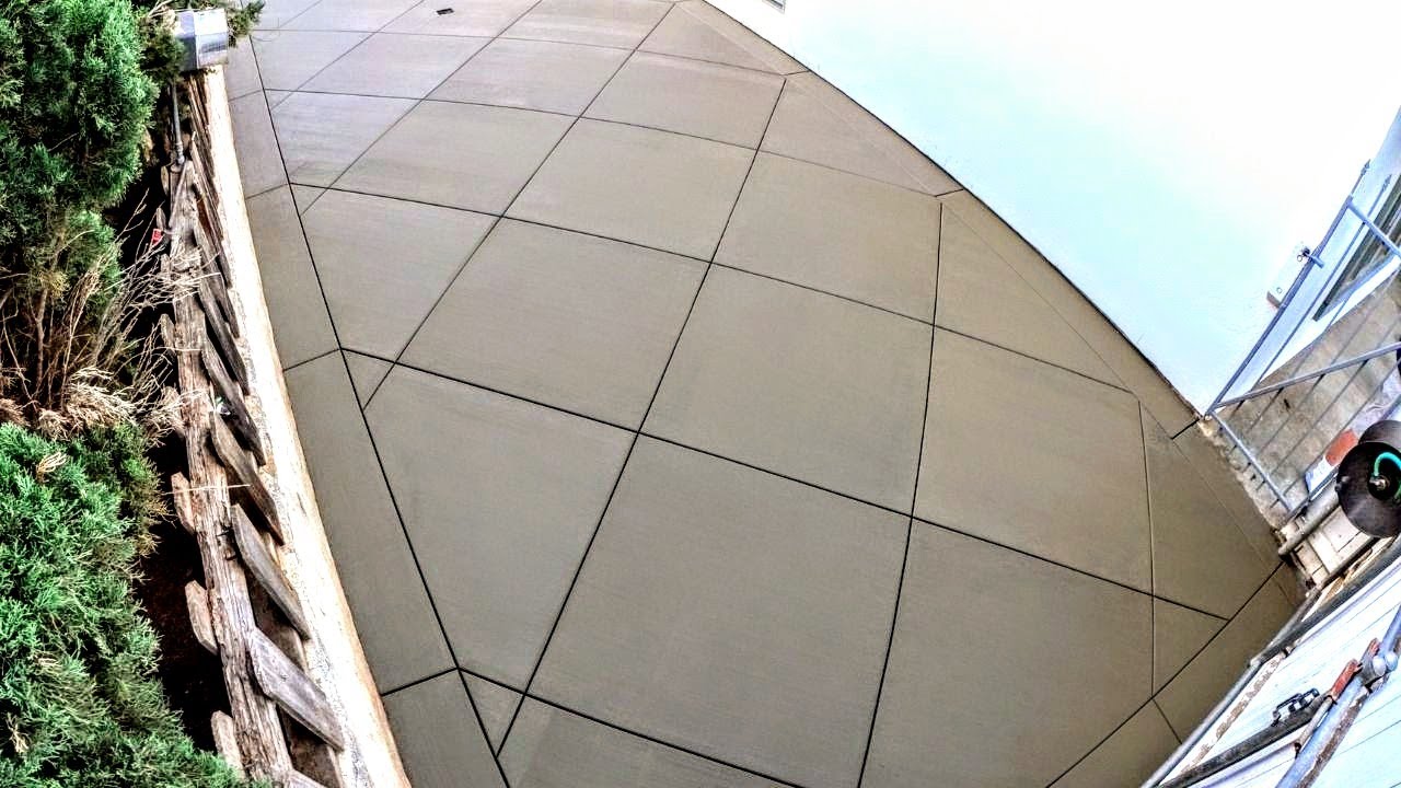 Concrete Diamond Grooved Patio. The Best in the West! California