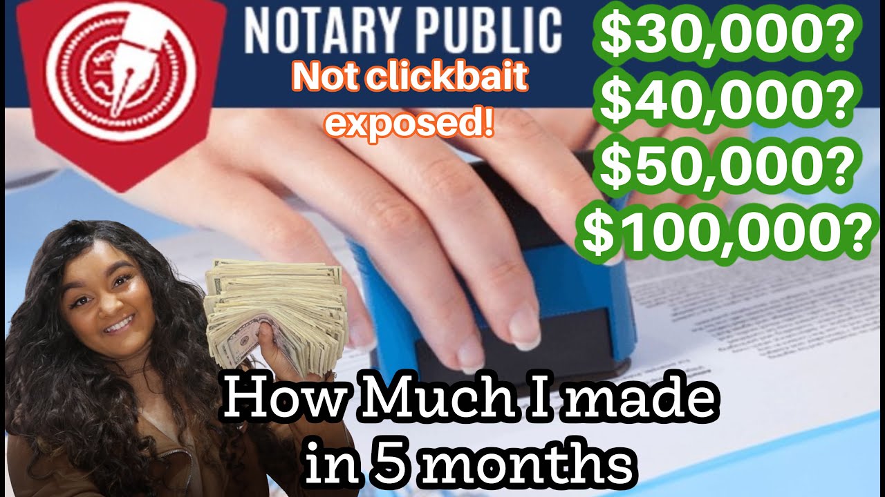 HOW MUCH I MADE IN 5 MONTHS AS MOBILE NOTARY SIGNING AGENT: INCOME & BUSINESS EXPENSES EXPOSED