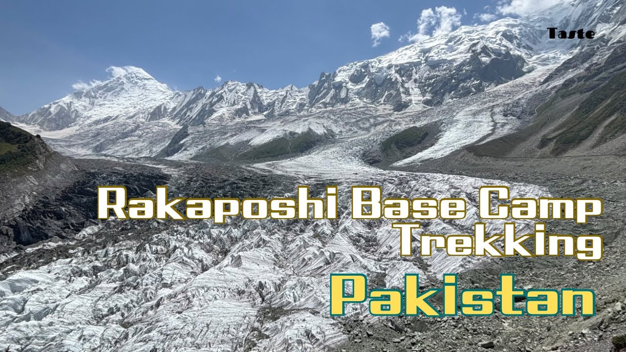 라카포시 베이스 캠프 트레킹, 파키스탄의 미나핀. Rakaposhi Base Camp Trekking, Minapin in Pakistan