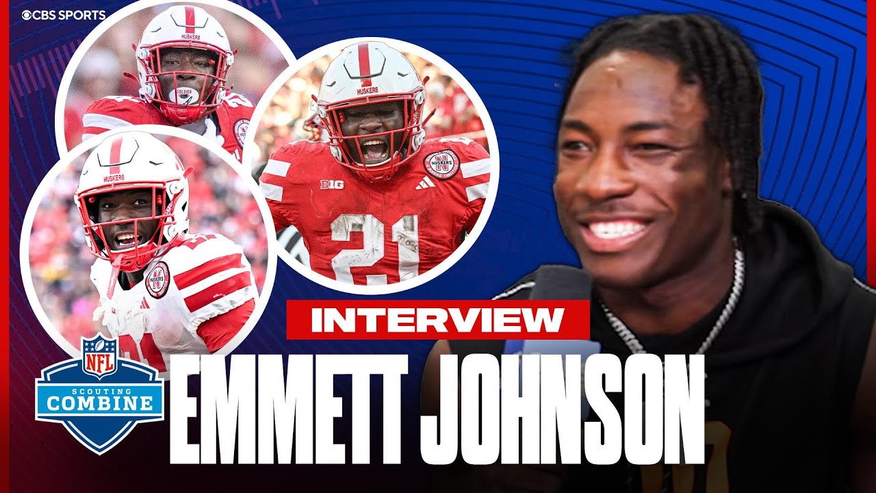 Nebraska RB Emmett Johnson reveals which running back he studies the most 👀