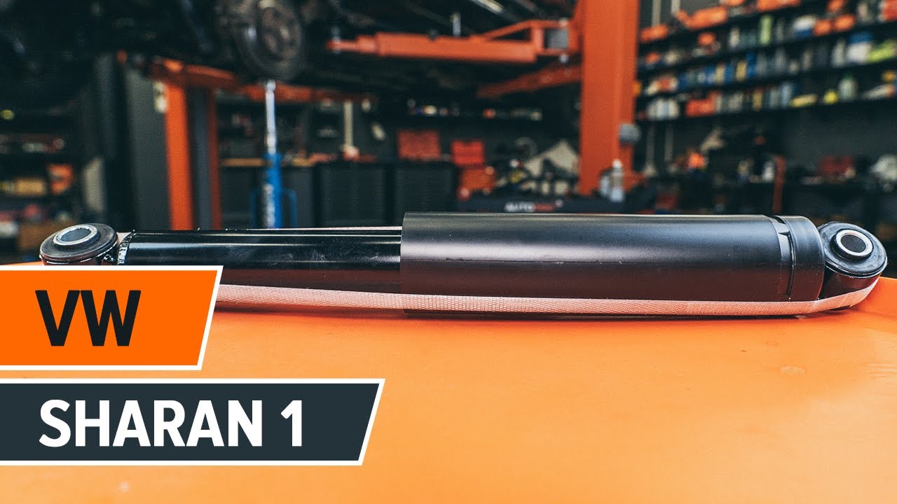 How to change rear shock absorber on VW SHARAN 1 [TUTORIAL AUTODOC]