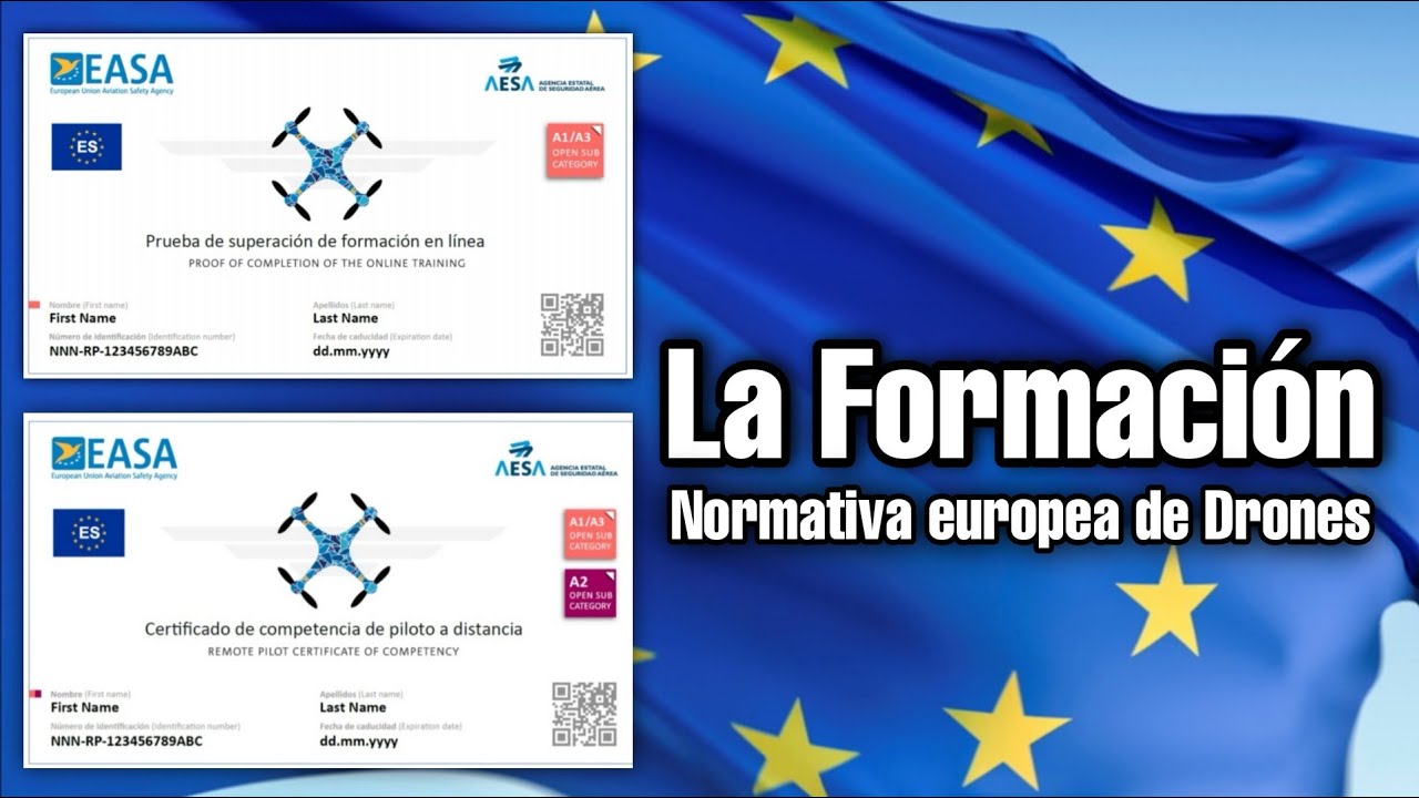 La Formación de Pilotos 🟡 (Normativa Europea de Drones)