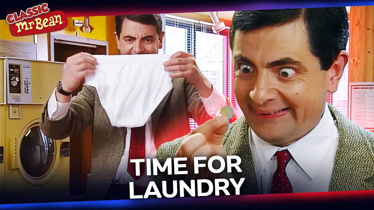 MR BEANS’s Big Laundry Day! | Classic Mr Bean