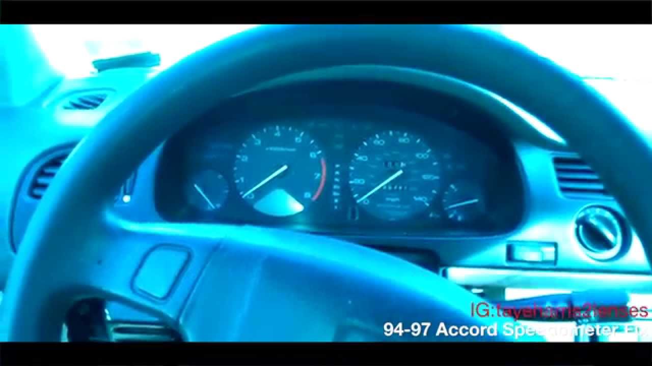 94-97 Honda Accord Gauge Cluster Removal / Repair