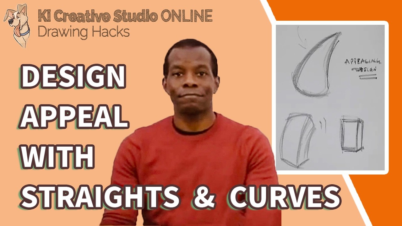 KICStudio Drawing Hacks#77：人物の描き方： 直線と曲線