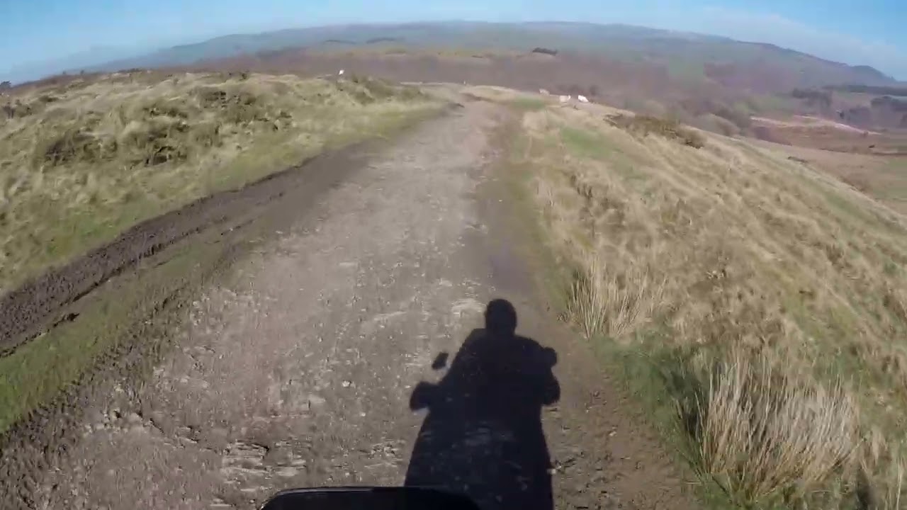 Brecon Roman Road EPIC FAIL was going so well until the big puddle #ktm990adventure #breconbeacons 