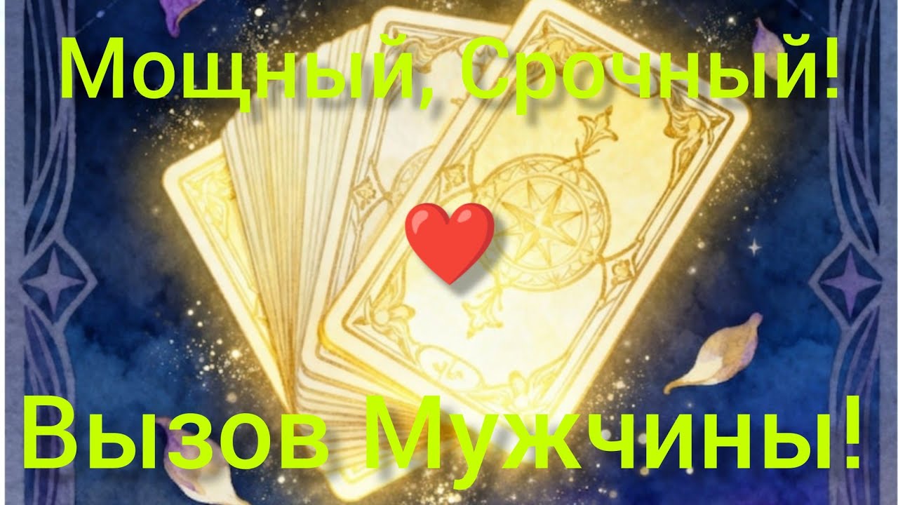 СРОЧНЫЙ ВЫЗОВ МУЖЧИНЫ! ❤️ Таро онлайн