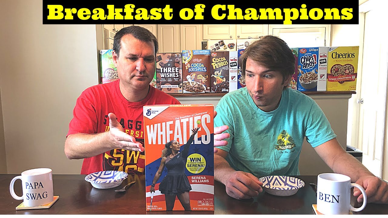 First Time Trying Wheaties Cereal The Breakfast of Champions