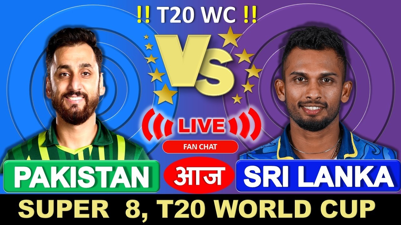 🔴Pak vs SL T20 World Cup Match 50 | Pak vs SL | Live Cricket Score & Fan Commentary, #livescore