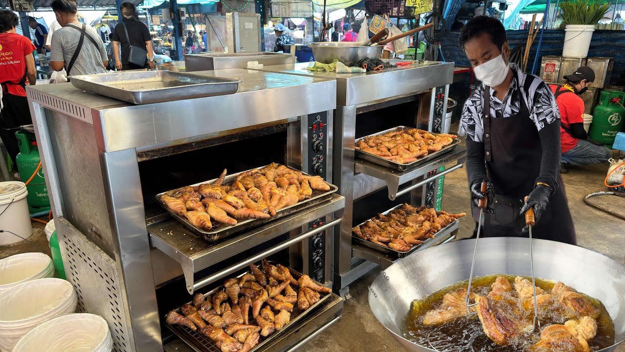 Sold Out 800 Kg! Most Popular Pig Tail, Feet & Crispy Belly Serve By 2 Master Chef | Thai Food