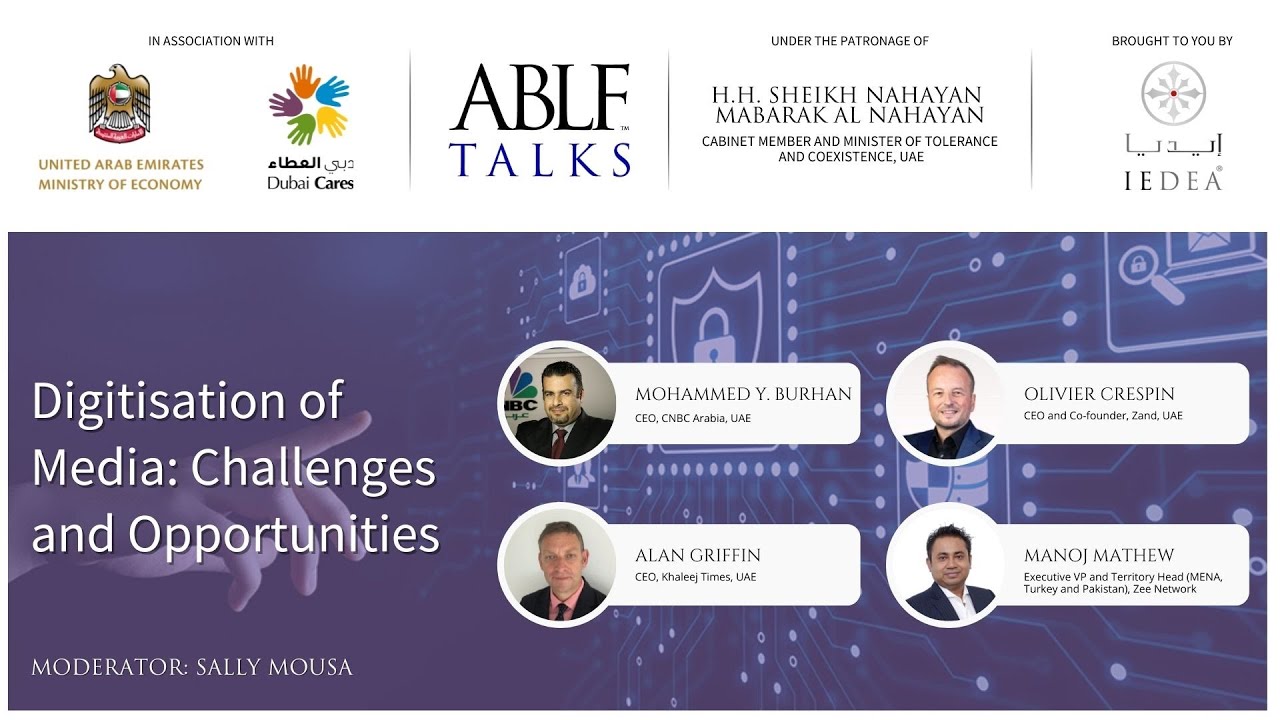What is the Future of Media? Leaders from Khaleej Times, CNBC Arabia, Zee Group & Zand Discuss