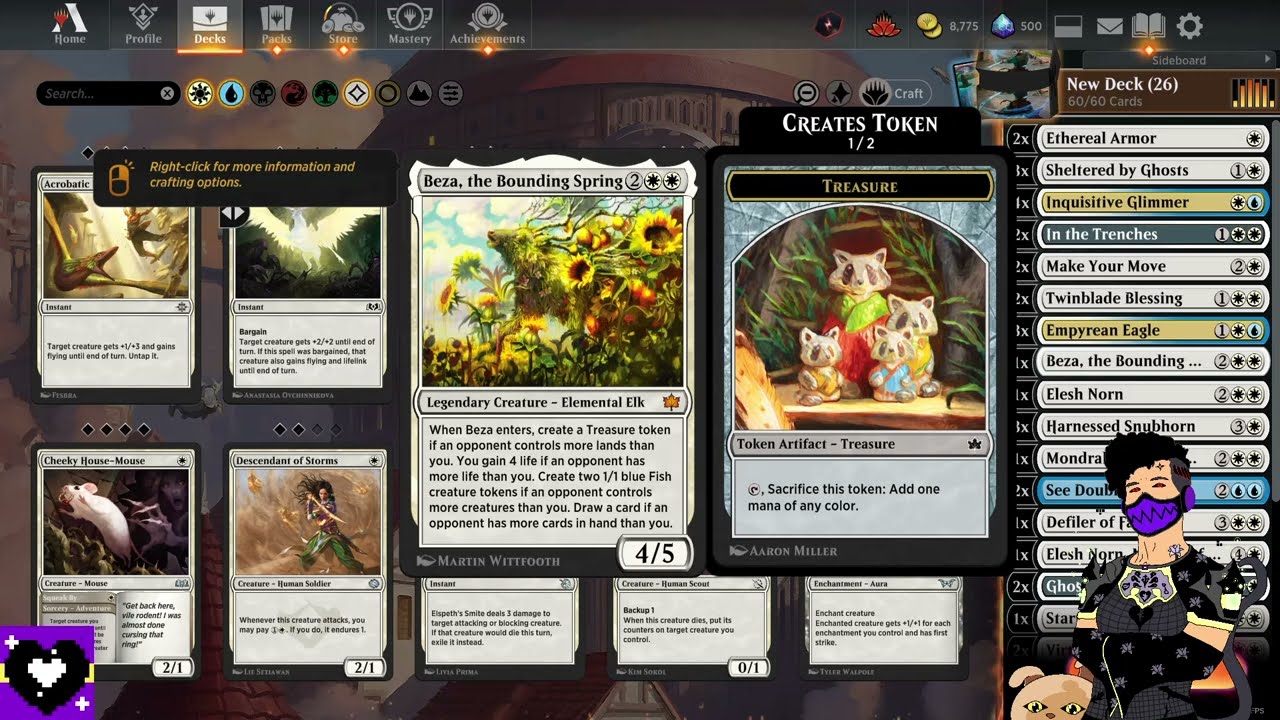 MTG Arena Deck: UW Doublestrikers