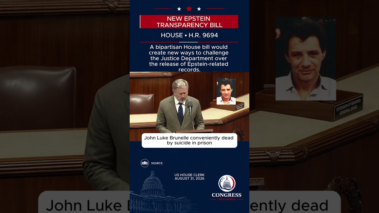 New Epstein Files Transparency Bill Introduced in Congress