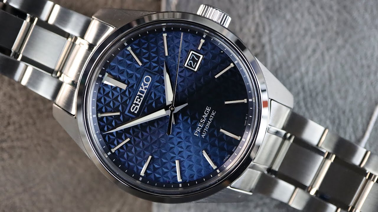 SEIKO Presage SPB167 Full Review Hemp Leaf Dial | 39mm Sharp Edge Seiko Dress Watch | SARX077