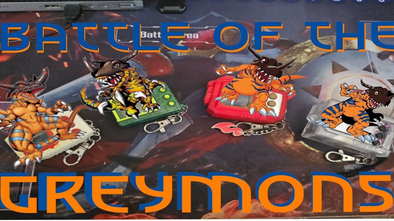 Battle Of The Greymons!!!! #digimon #vpet 