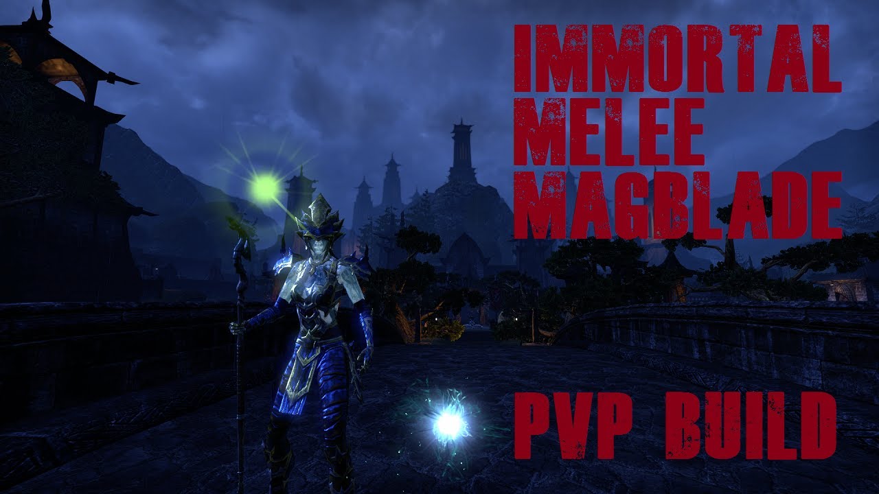 ESO - IMMORTAL MELEE MAGBLADE PVP BUILD (MURKMIRE)