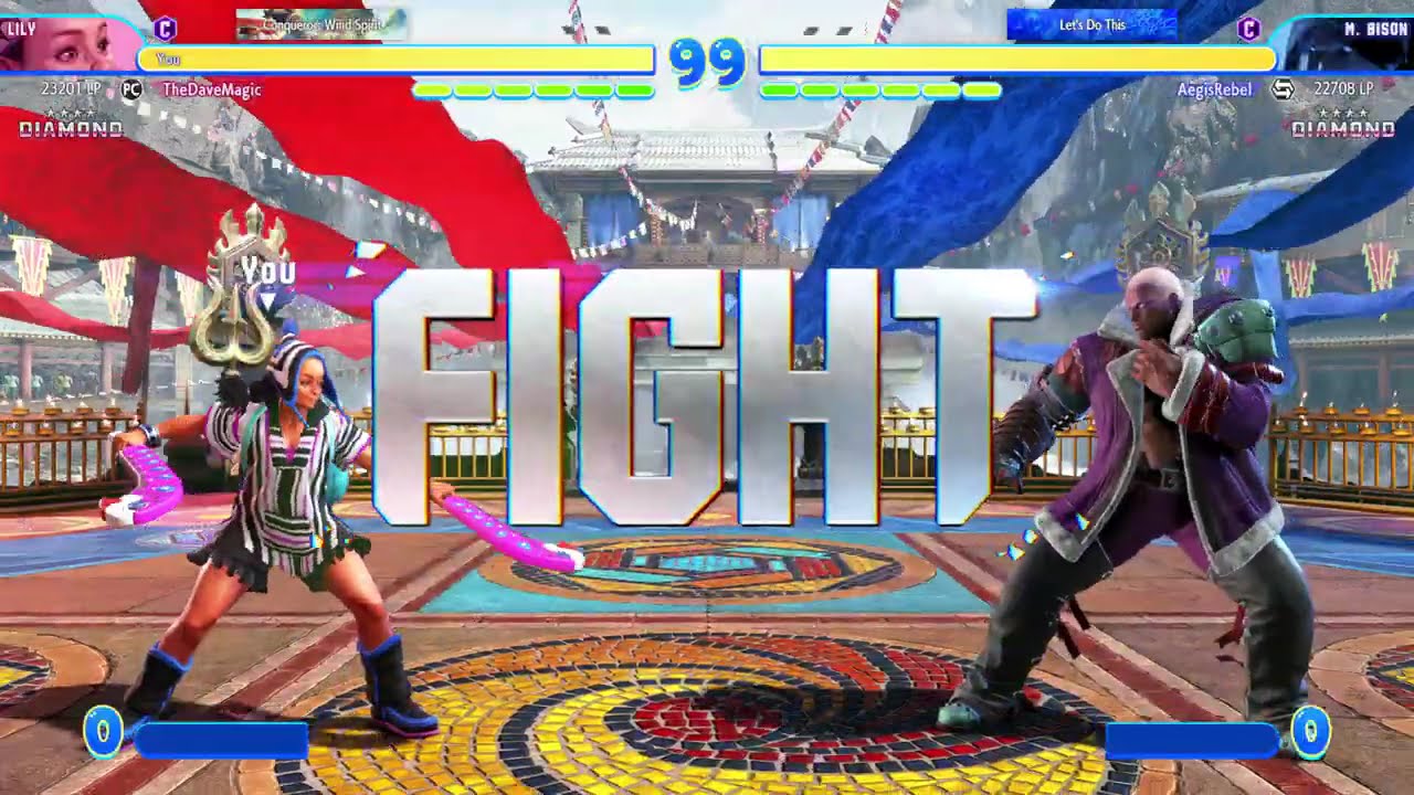 Street Fighter 6 - Lily vs M. Bison