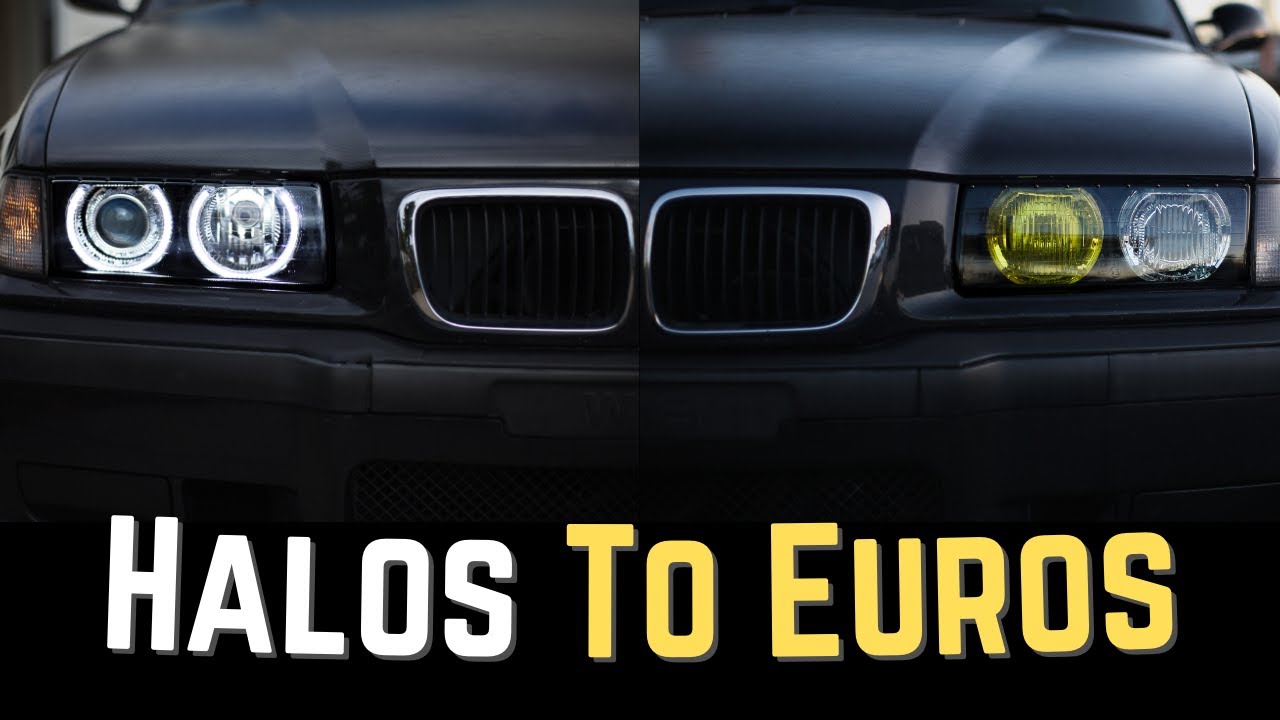 BMW E36 M3 Euro Headlight Conversion | Time To Trash The Halos | 4K