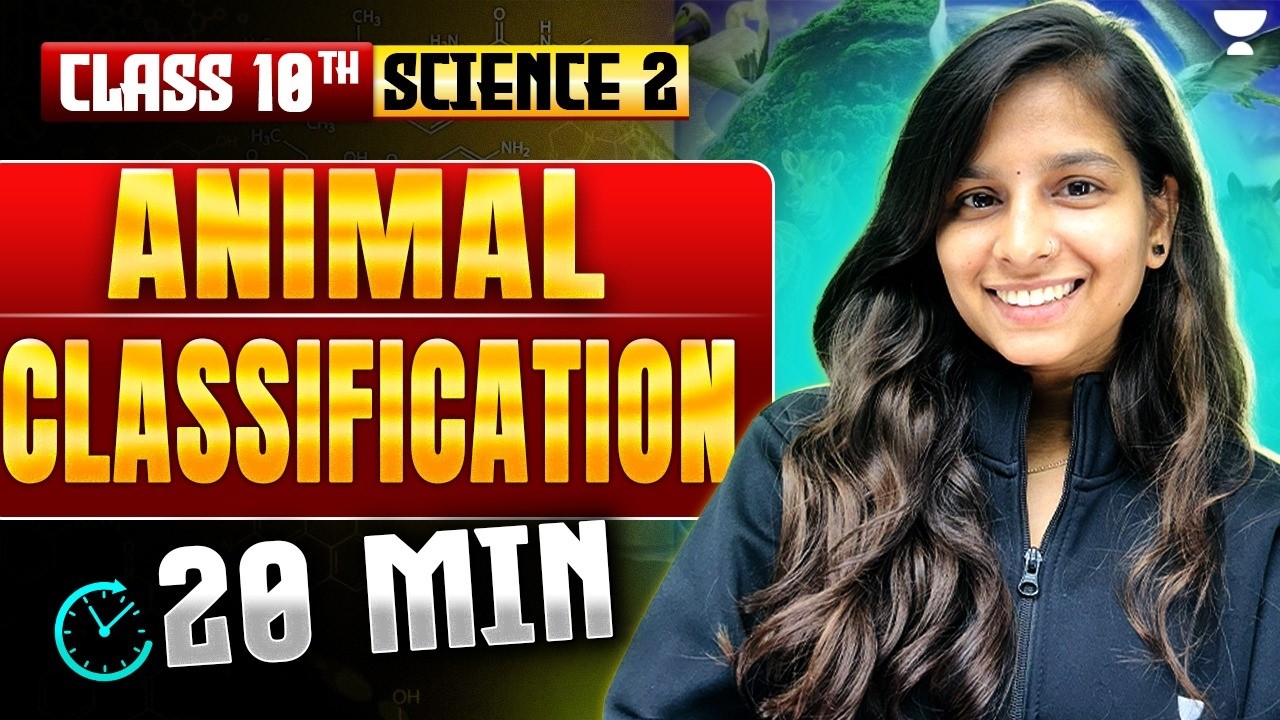 Animal Classification | SSC Class 10 Science 2 | Quick Revision | Maharashtra Board | Pranita Ma’am