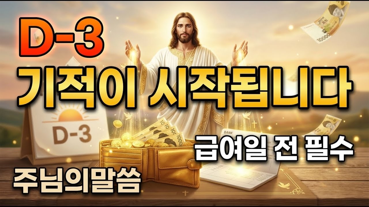급여일 3일 전 이걸 듣고 잠들었습니다  재정 회복 2시간